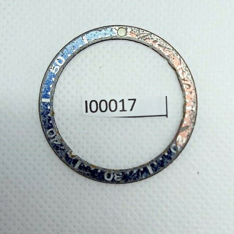 USED VINTAGE SEIKO BEZEL INSERT FOR 7002 6309 7040 7290 6306 DIVE WATCH I00017