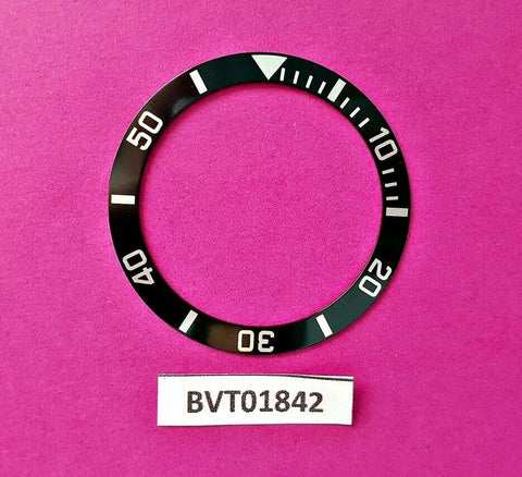 NEW SEIKO BLACK WHITE FONT INSERT SEIKO 7S26-0040 SKX031 DIVE WATCH BVT01842