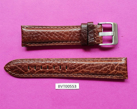 NEW REAL LEATHER STRAP BAND SIZE 20 MM FOR OMEGA & OTHER WATCHES BVT00553