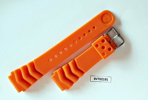 NEW FOR SEIKO RUBBER STRAP ORANGE WAVE Z22 BAND SKX007 6309 7548 7002 BVT02191