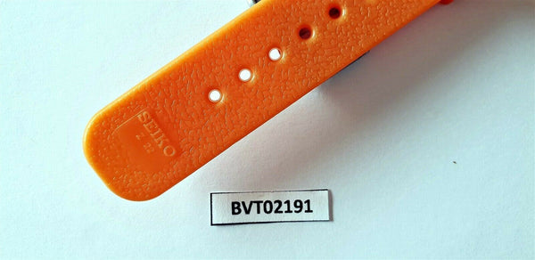 NEW FOR SEIKO RUBBER STRAP ORANGE WAVE Z22 BAND SKX007 6309 7548 7002 BVT02191
