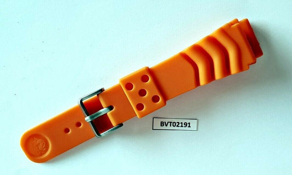 NEW FOR SEIKO RUBBER STRAP ORANGE WAVE Z22 BAND SKX007 6309 7548 7002 BVT02191
