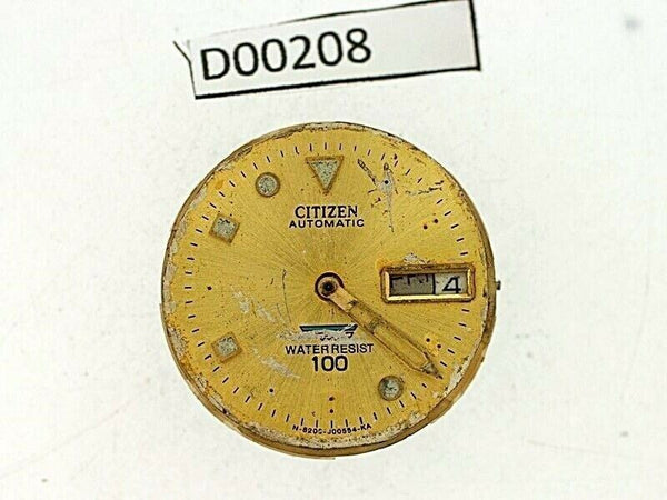 USED VINTAGE CITIZEN cal. 8200 21 JEWEL MOVEMENT FOR CITIZEN DIVE WATCH # D00208