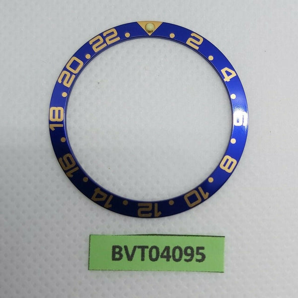 SEIKO BLUE GOLD INSERT RAISED PIP GMT 7S26 0020 SKX007 09 7002 6309 7040 BVT4095