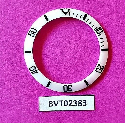SEIKO WHITE SUBMARINE CERAMIC BEZEL SLANT INSERT 7S26 0040 SKX031 WATCH BVT2383