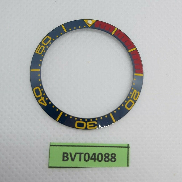 SEIKO RED BLUE GOLD SUBMARINE CERAMIC BEZEL SLANT INSERT 7S26 0020 WATCH BV4088