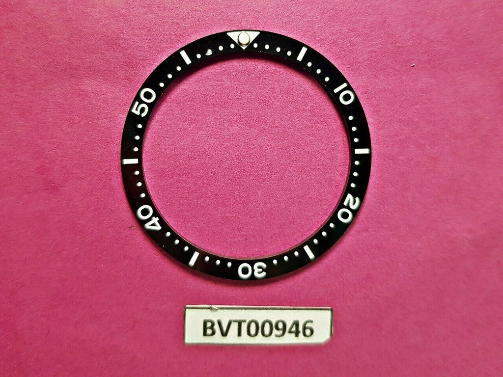 NEW SEIKO BLACK BEZEL CERAMIC INSERT DIVERS 7002 6309 7040 SKX007 WATCH BVT00946