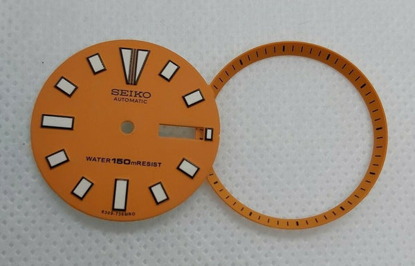 NEW AF SEIKO ORANGE DIAL MINUTE TRACK SET 6309 7290 7040 SUPERLUME WATCH BVT4120