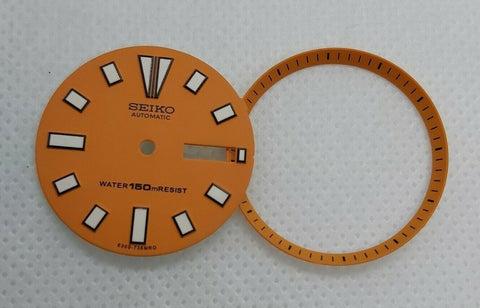 NEW AF SEIKO ORANGE DIAL MINUTE TRACK SET 6309 7290 7040 SUPERLUME WATCH BVT4120