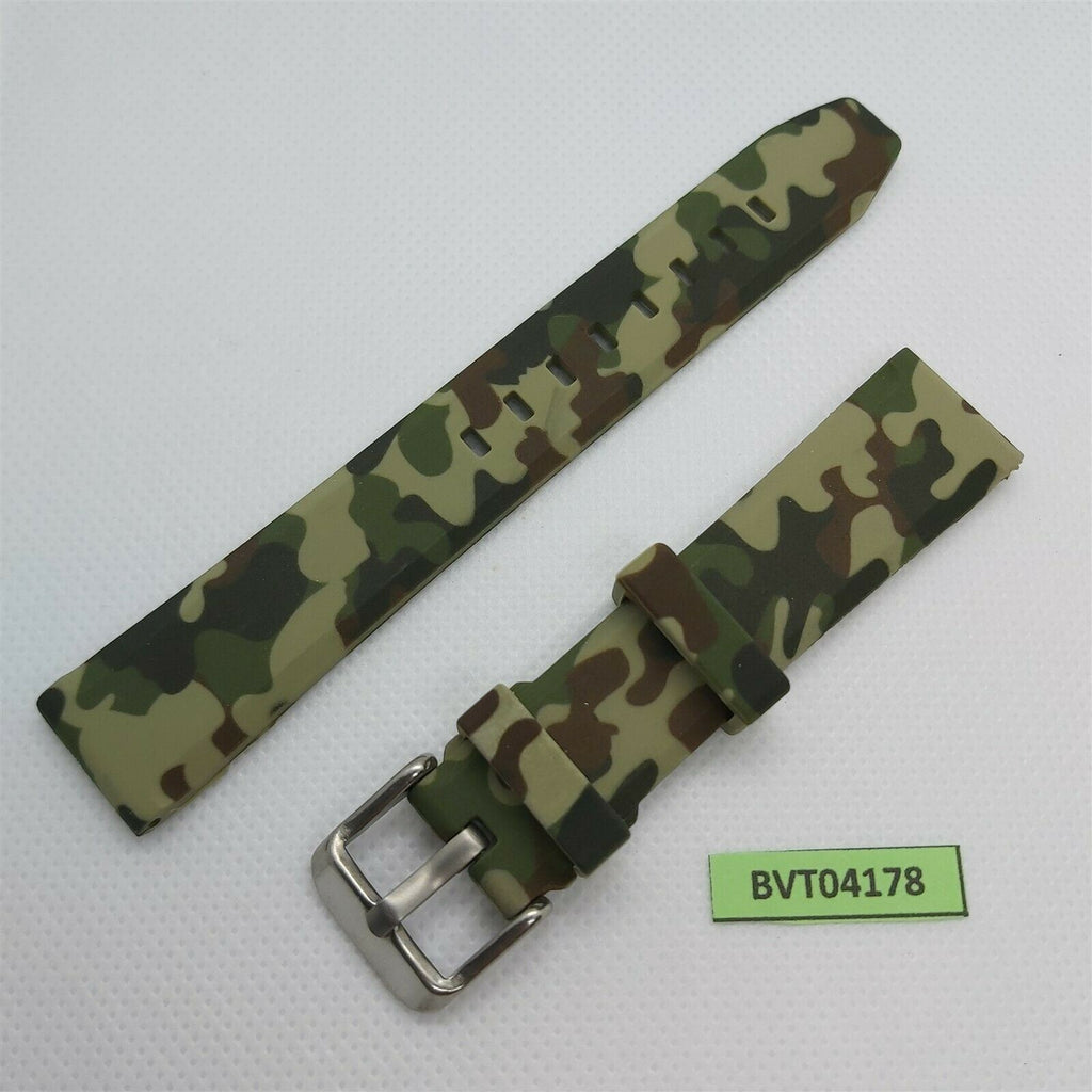 NEW FOR SEIKO RUBBER STRAP CAMOUFLAGE Z20 BAND 20mm 4205 7S26 0030 0050 BVT04178