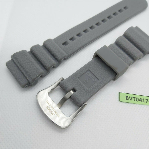 NEW FOR SEIKO RUBBER STRAP FLAT GRAY SOFT Z22 BAND 6309 6306 7548 7002 BVT04174