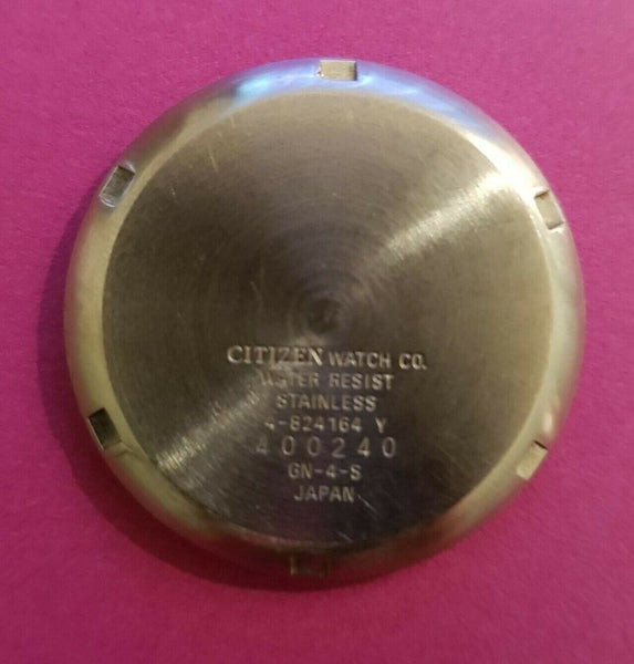 USED CITIZEN NY2300 WATCH POLISHED SS COVER MENS #400240 BVT00433