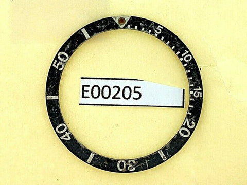 USED VINTAGE CITIZEN BEZEL INSERT FOR NY2300 AND LEFTY MODEL DIVE WATCHES E00205