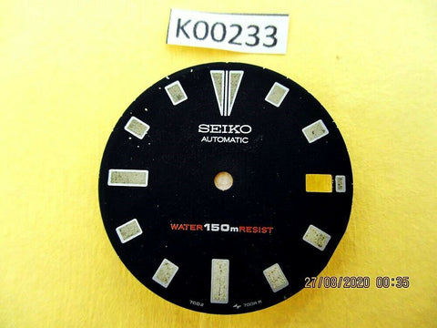 USED VINTAGE SEIKO DIAL FOR 7002 7000 DIVE WATCH K00233
