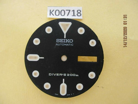 USED VINTAGE SEIKO DIAL FOR SKX007 SKX009 7S26 0020 DIVE AUTOMATIC WATCH K00718