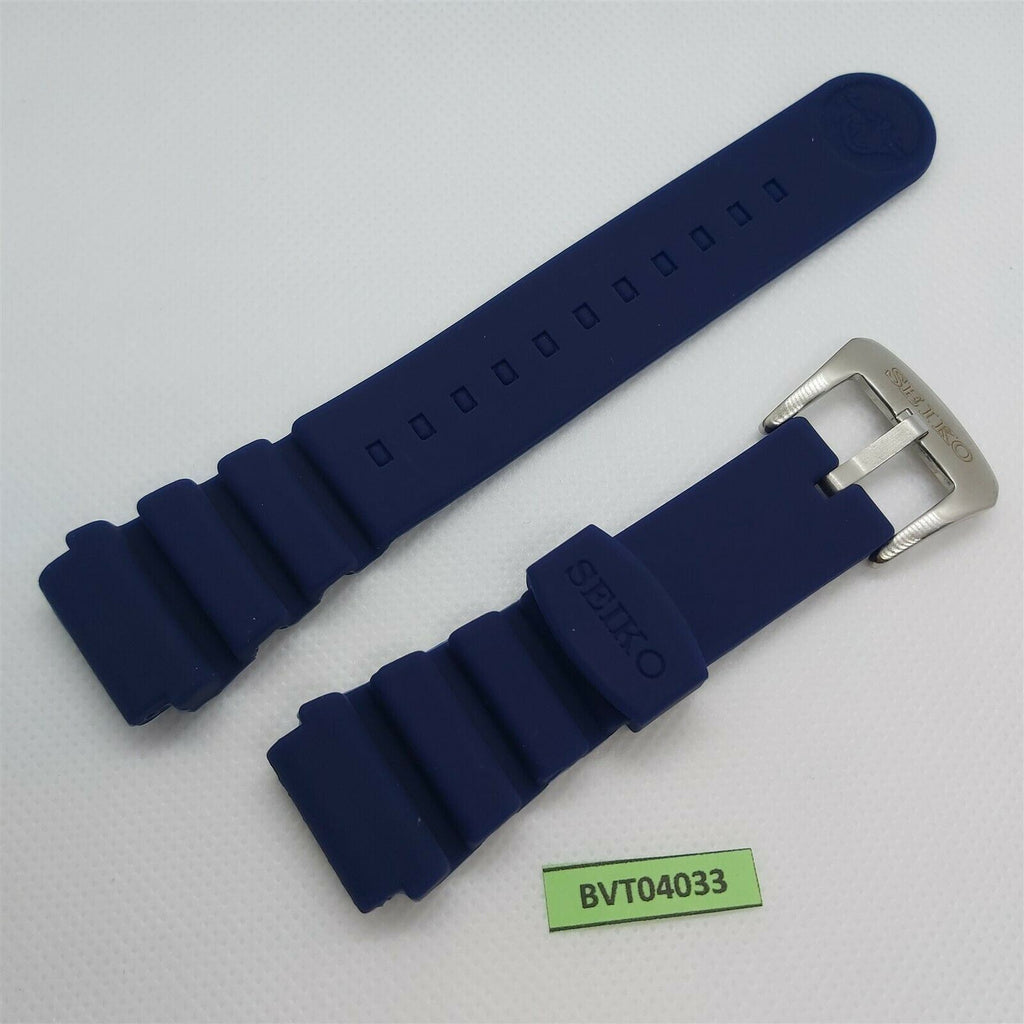 NEW FOR SEIKO RUBBER STRAP BLUE SOFT Z22 BAND 6309 6306 7548 7002 BVT04033