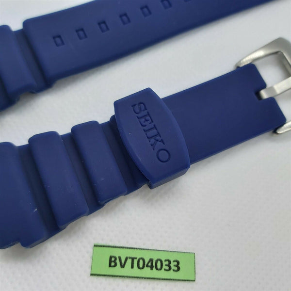 NEW FOR SEIKO RUBBER STRAP BLUE SOFT Z22 BAND 6309 6306 7548 7002 BVT04033