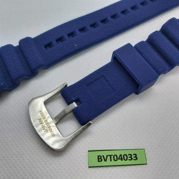 NEW FOR SEIKO RUBBER STRAP BLUE SOFT Z22 BAND 6309 6306 7548 7002 BVT04033
