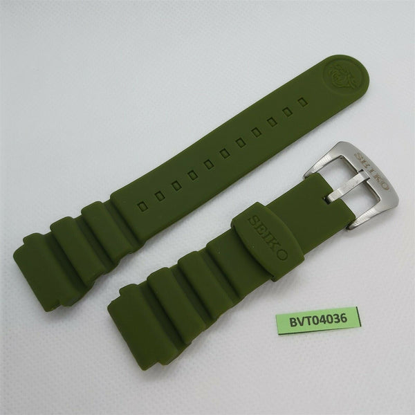 NEW FOR SEIKO RUBBER STRAP GREEN HULK SOFT Z22 BAND 6309 6306 7548 7002 BVT04036