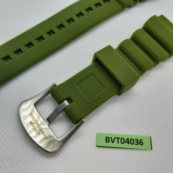 NEW FOR SEIKO RUBBER STRAP GREEN HULK SOFT Z22 BAND 6309 6306 7548 7002 BVT04036