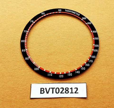 NEW SEIKO BLACK RED BEZEL INSERT 6138, 6138 0011 UFO CHRONOGRAPH BVT02812