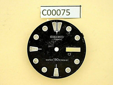 USED VINTAGE SEIKO DIAL NON BEVELED WINDOW 6309 7040 DIVE WATCH C00075