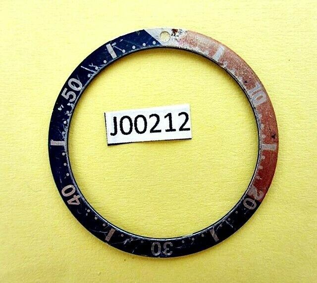 GHOSTED VINTAGE SEIKO BEZEL INSERT FOR 7002 6309 7040 7290 DIVE WATCH J00212