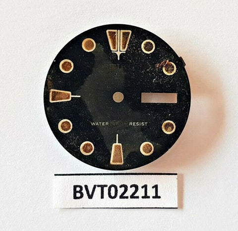 USED VINTAGE SEIKO DIAL NON BEVELED WINDOW 6309 7040 DIVE WATCH BVT02211