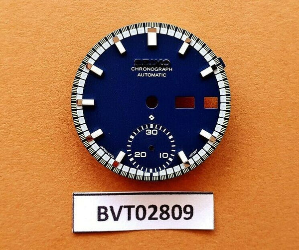 NEW AF SEIKO BLUE DIAL FOR 6139 - 6139 7002 CHRONOGRAPH WATCH BVT02809
