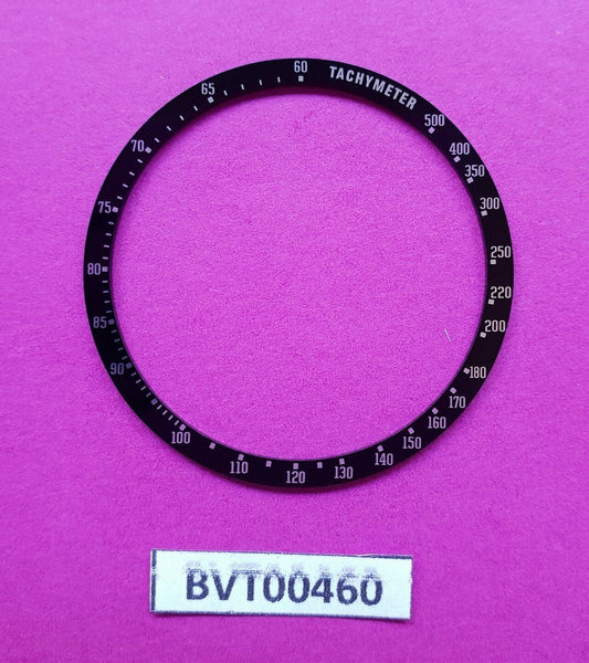 NEW SEIKO BLACK BEZEL INSERT 6138 0030 6138-0040 BULLHEAD CHRONOGRAPH BVT00460