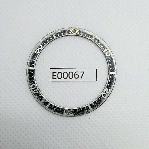 USED VINTAGE SEIKO BEZEL INSERT FOR 7002 6309 7040 7290 6306 DIVE WATCH E00067