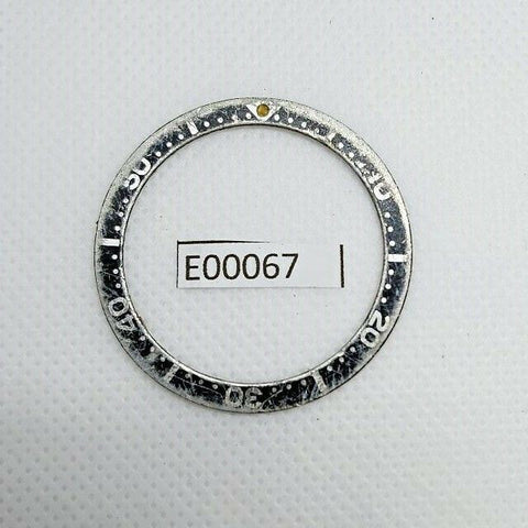 USED VINTAGE SEIKO BEZEL INSERT FOR 7002 6309 7040 7290 6306 DIVE WATCH E00067