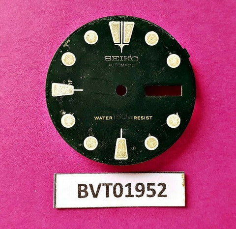 USED VINTAGE SEIKO DIAL NON BEVELED WINDOW 6309 7040 DIVE WATCH BVT01952