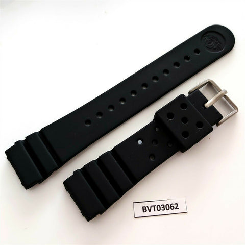 NEW SEIKO RUBBER STRAP FLAT 22 mm Z22 BAND 6309, 6306, 7548, 7002 WATCH BVT03062