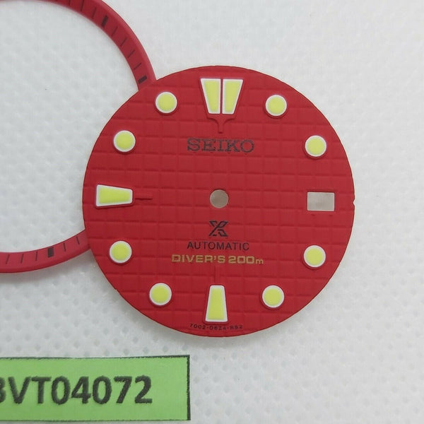 NEW AF SEIKO PROSPEX RED WAFFLE DIAL MINUTE TRACK 7002 7000 SUPERLUME BVT04072