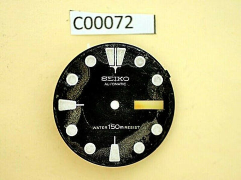 USED VINTAGE SEIKO DIAL NON BEVELED WINDOW 6309 7040 DIVE WATCH  C00072