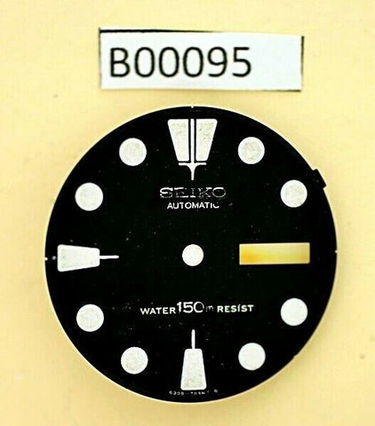 USED VINTAGE SEIKO DIAL NON BEVELED WINDOW 6309 7040 DIVE WATCH B00095