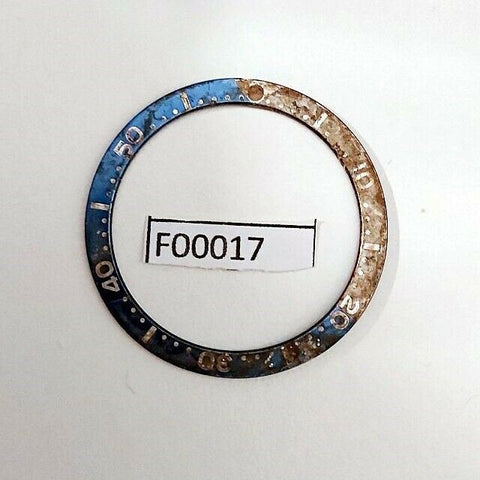 USED VINTAGE SEIKO BEZEL INSERT FOR 7002 6309 7040 7290 6306 DIVE WATCH F00017