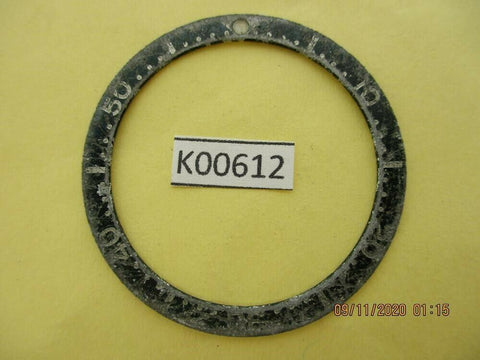 USED VINTAGE SEIKO BEZEL INSERT FOR SKX007 6309 7040 7290 6306 DIVE WATCH K00612