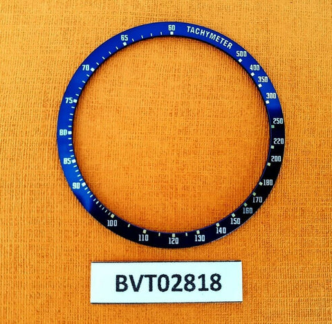 NEW SEIKO BLUE BEZEL INSERT FOR KAKUME 6138 6138 0030 CHRONOGRAPH WATCH BVT02818
