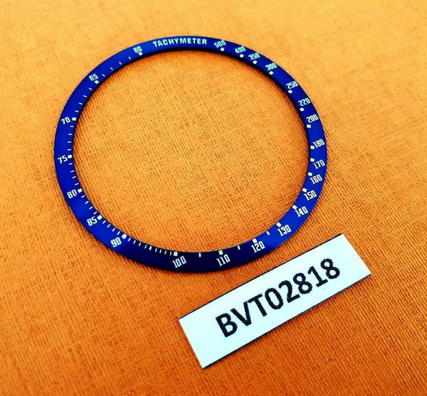 NEW SEIKO BLUE BEZEL INSERT FOR KAKUME 6138 6138 0030 CHRONOGRAPH WATCH BVT02818