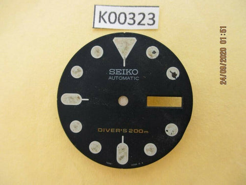 USED VINTAGE SEIKO DIAL FOR SKX007 SKX009 7S26 0020 DIVE WATCH K00323