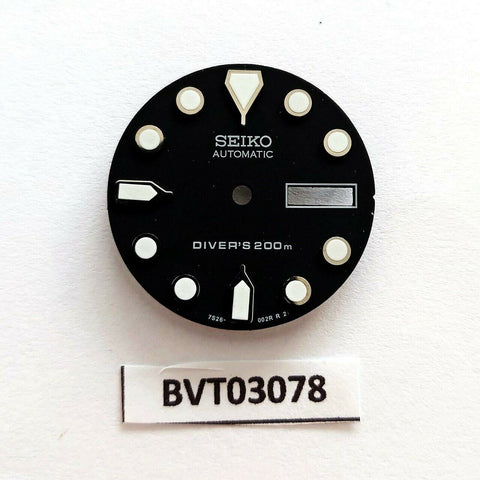NEW AFTERMARKET SEIKO 7S26 7020 SKX171 DIAL WHITE LUME DIVER WATCH BVT03078