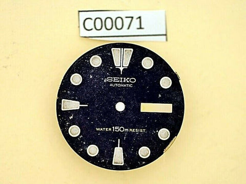 USED VINTAGE SEIKO DIAL NON BEVELED WINDOW 6309 7040 DIVE WATCH C00071