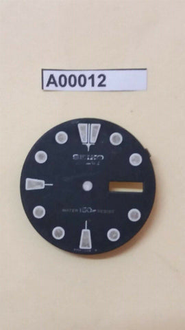 USED VINTAGE SEIKO DIAL NON BEVELED WINDOW 6309 7040 DIVE WATCH NR#A00012