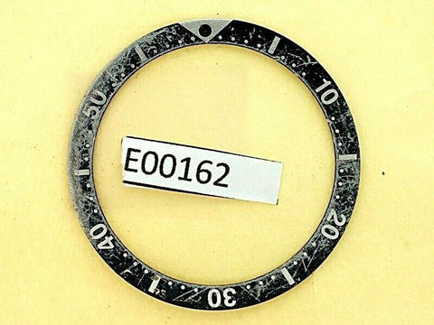 USED VINTAGE SEIKO BEZEL INSERT FOR 7002 6309 7040 7290 6306 DIVE WATCH E00162