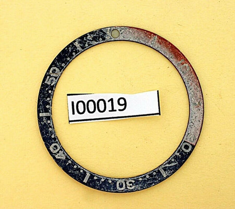 DISTRESSED VINTAGE SEIKO BEZEL INSERT 7002 6309 7040 7290 6306 DIVE WATCH I00019