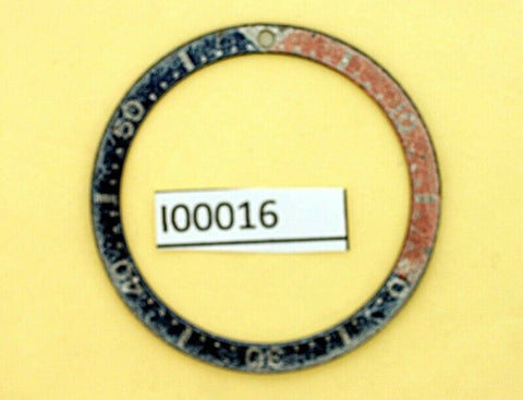 DISTRESSED SEIKO BEZEL INWARD SLOPE INSERT FOR 6309 7040 6306 7000 WATCH I00016