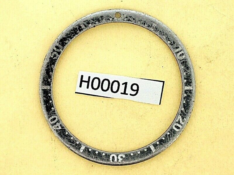 USED VINTAGE SEIKO BEZEL INSERT FOR 7002 6309 7040 7290 6306 DIVE WATCH H00019