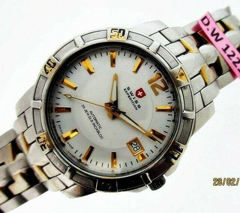 PROJECT FIX SWISS EXPEDITION AUTO MENS ARABIC DIAL DATE 1221 WATCH EU SHIP